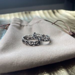 SET of Pandora Silver Rings